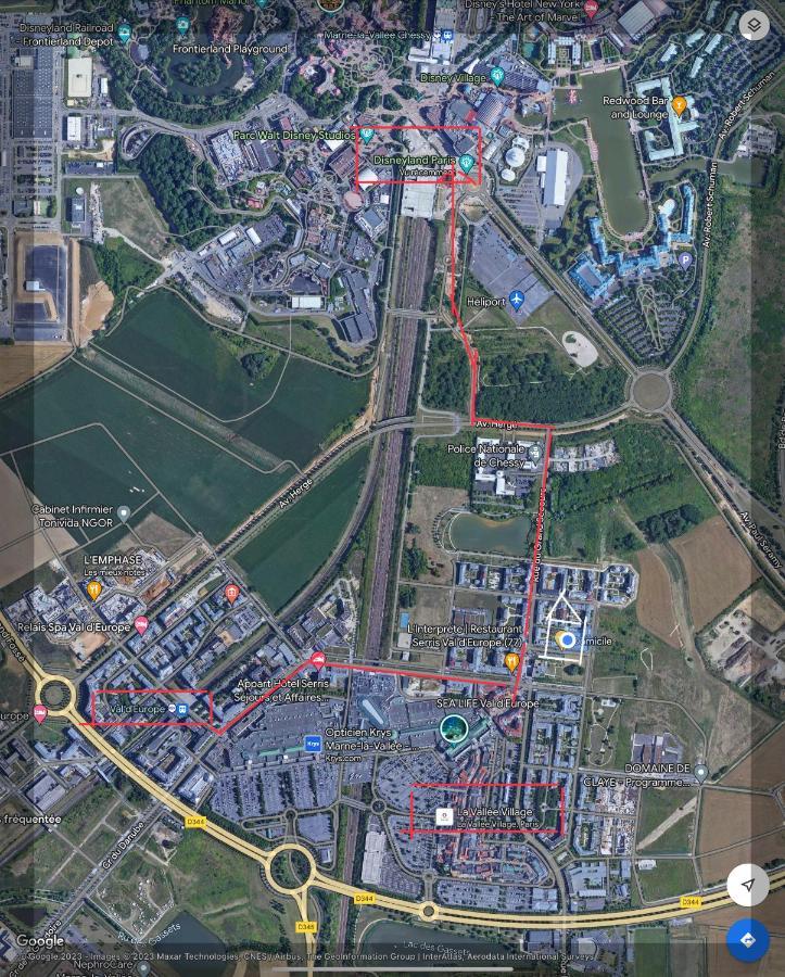 Lifestyle Disneyland Paris 8 Pax سيري المظهر الخارجي الصورة